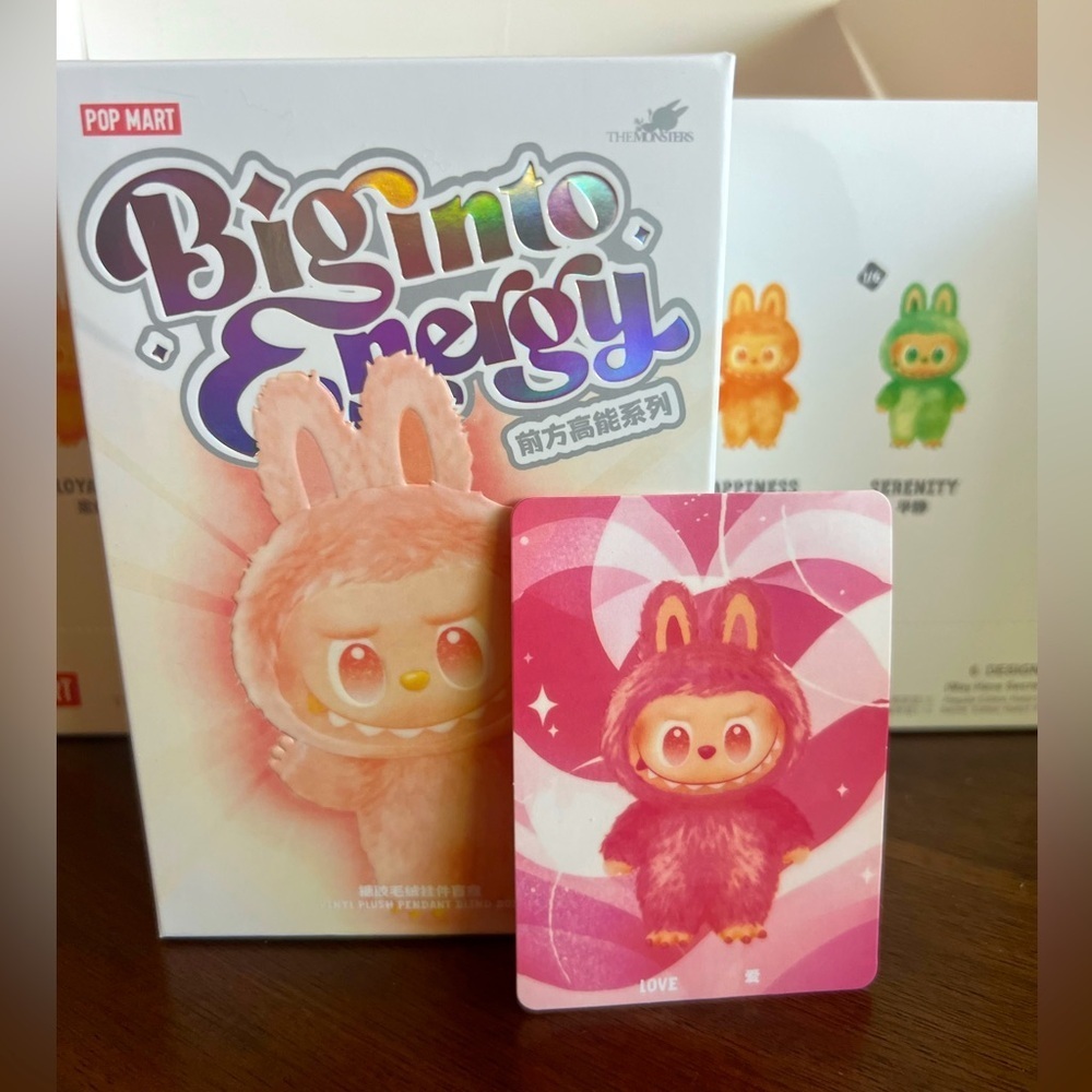Labubu Big Into Energy CONFIRMED LOVE POP Mart Collectible - Picture 3 of 6